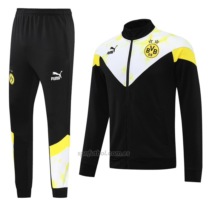 Chandal de Chaqueta del Borussia Dortmund 2022-2023 Negro